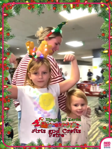 Photo Booth for a Holiday Party at the Magic of Santa Fair at the Reno Sparks Convention Center